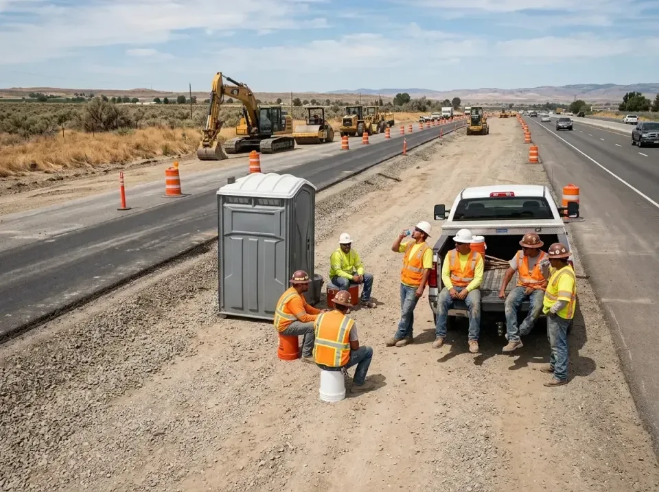 highway-road-construction-crew-007 — frequently asked questions, Porta Potty and Restroom Rentals in Great Bend, KS